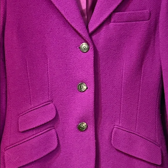 Ralph Lauren Magenta Blazer - Picture 3 of 7